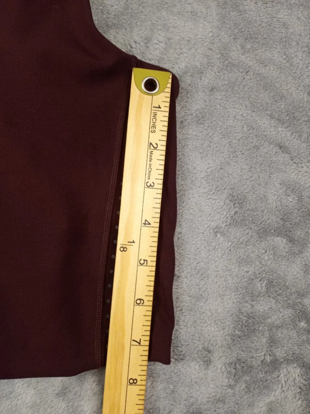 lululemon Womens athletica Deep Burgundy Performance Tank Top Size 8 NWT